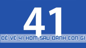 đề về 41 hôm sau đánh con gì theo ngày thứ