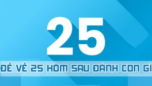 đề về 25 hôm sau đánh con gì và chú ý