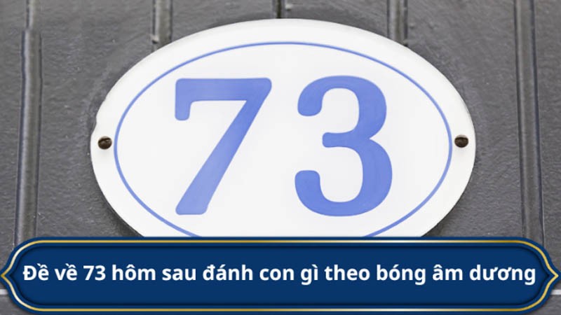 đề về 73 hôm sau đánh con gì cầu âm dương