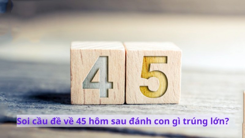 đề về 45 hôm sau đánh con gì theo âm dương